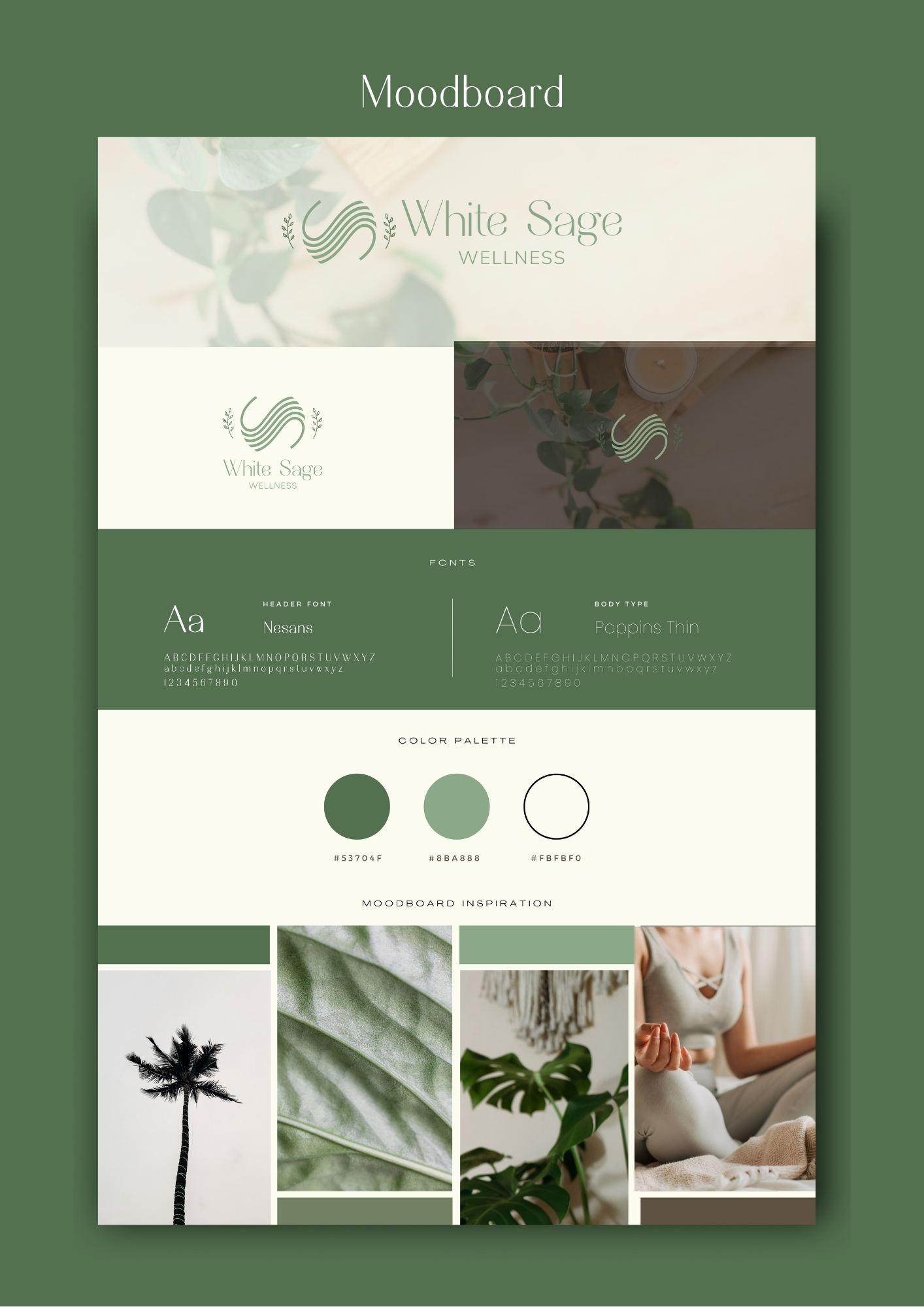 White Sage Brand Moodboard