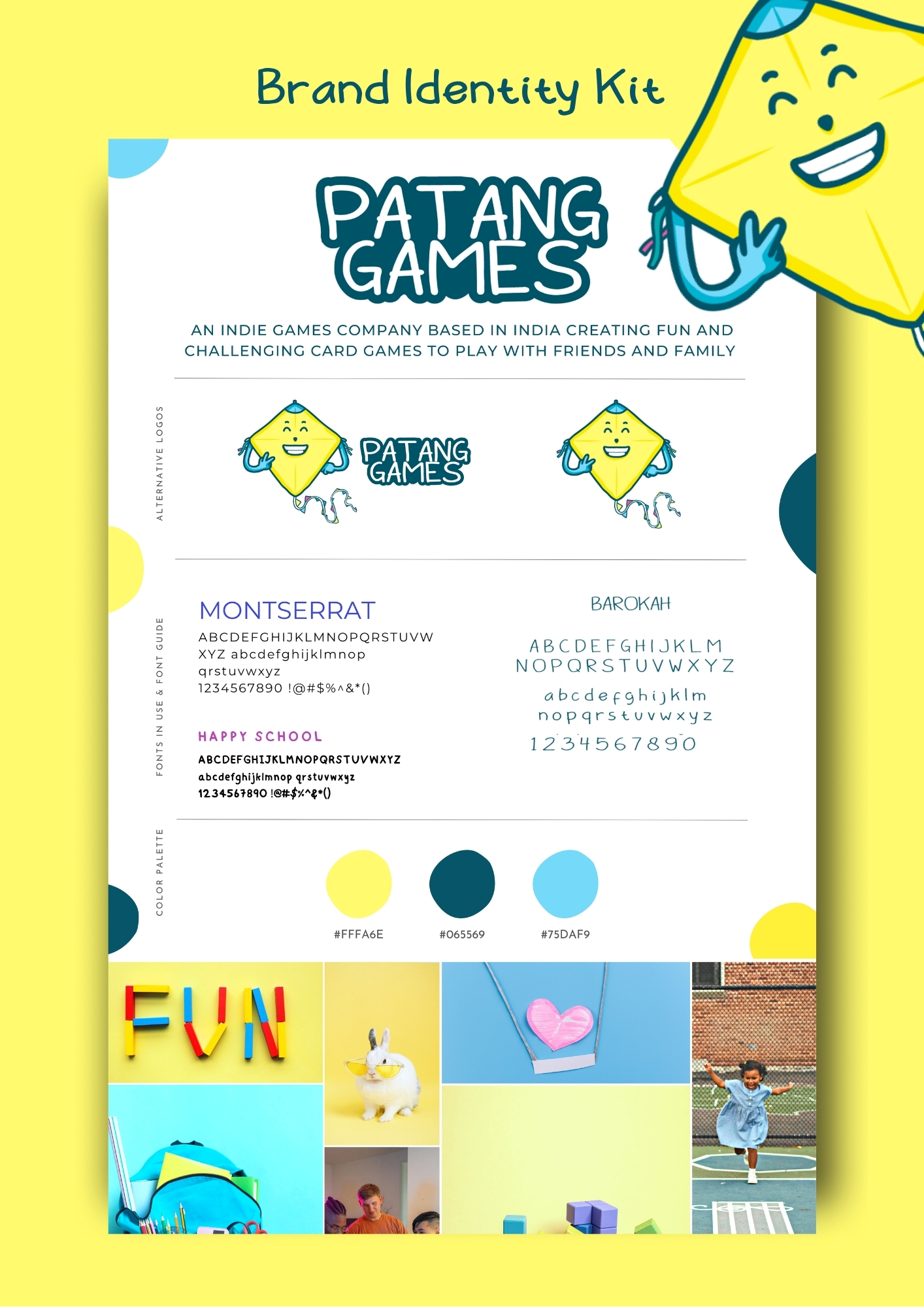 Patang Games Brand Identity Kit