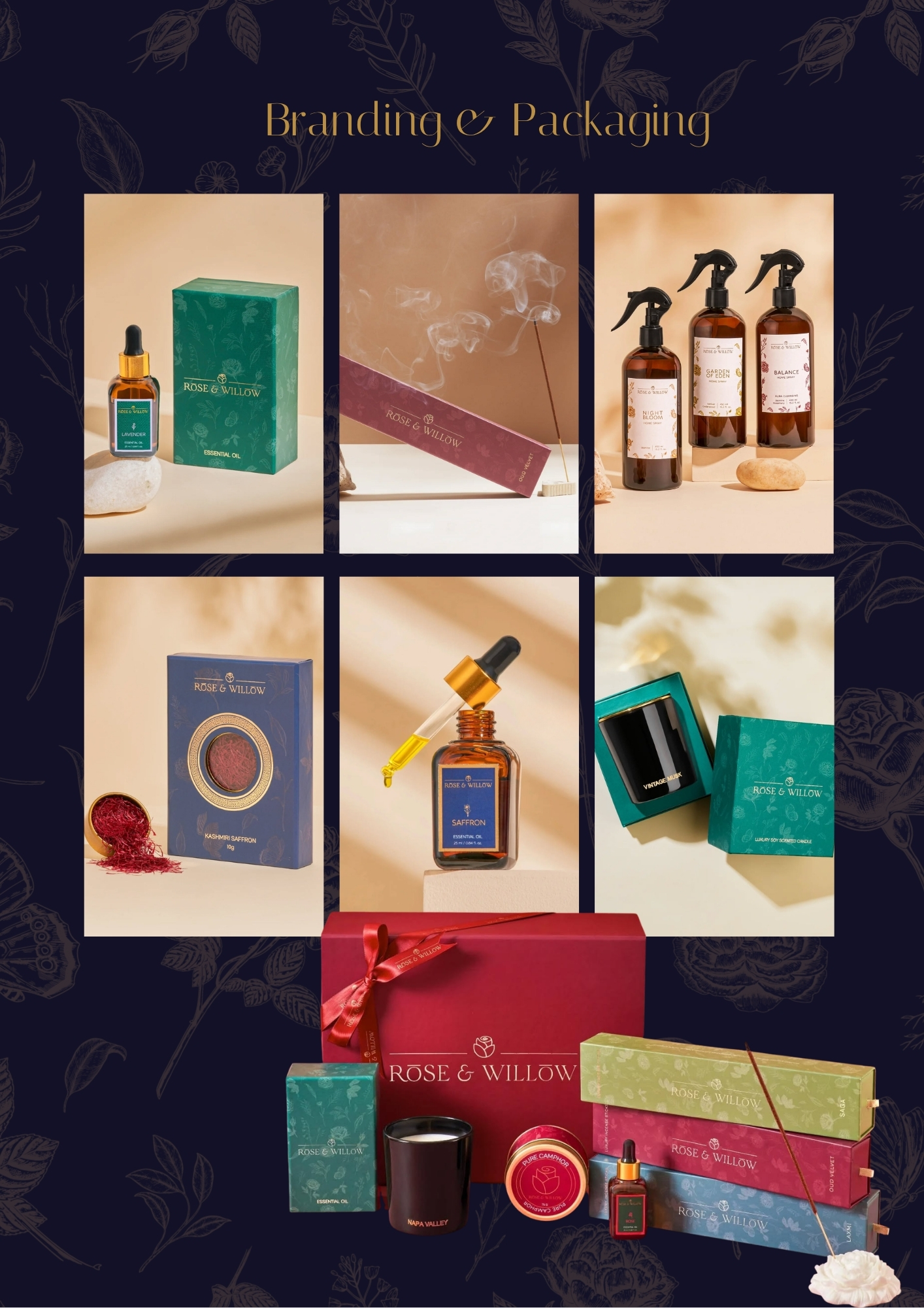 Rose & Willow Branding & Packaging