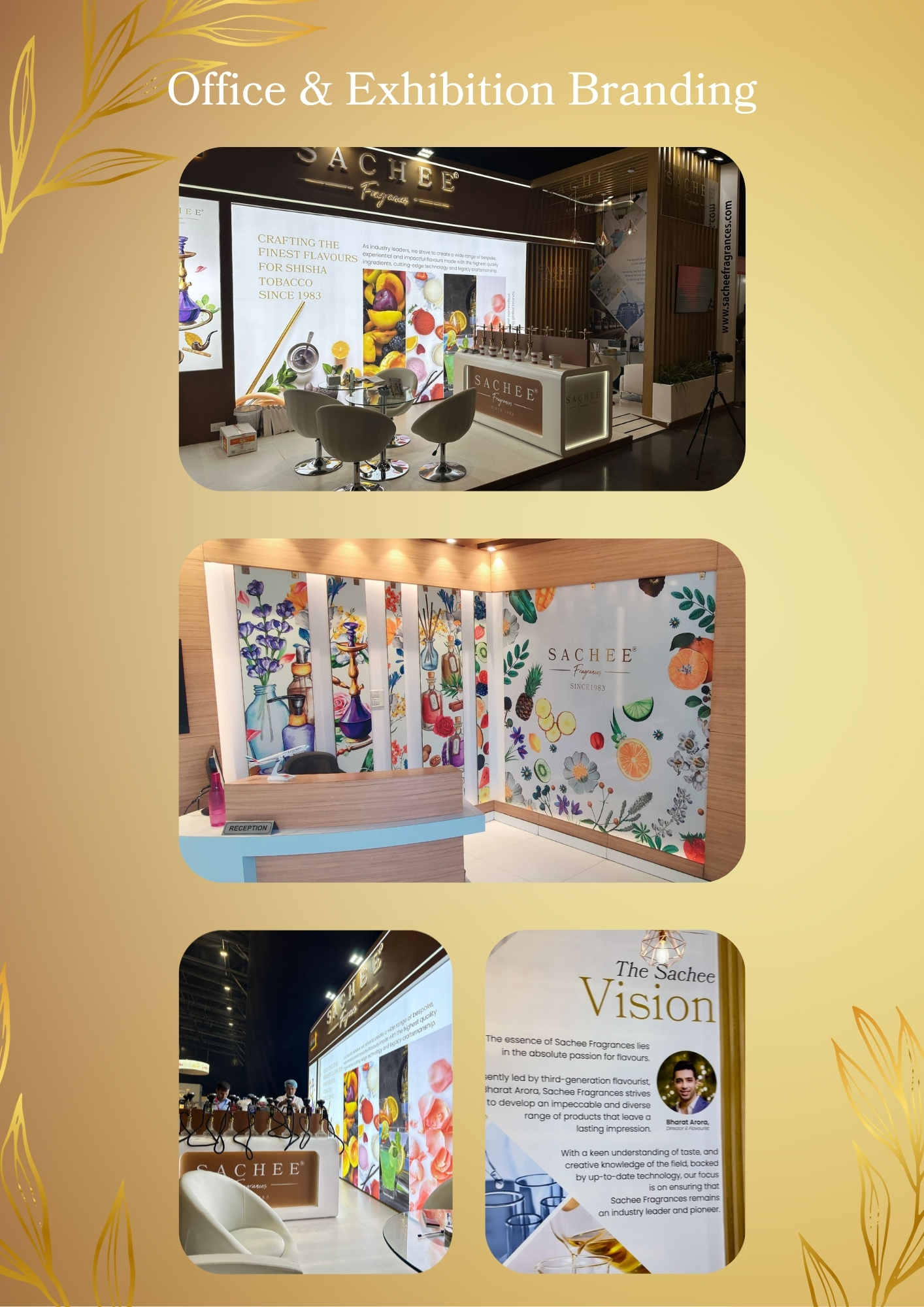Sachee Exhibition Branding