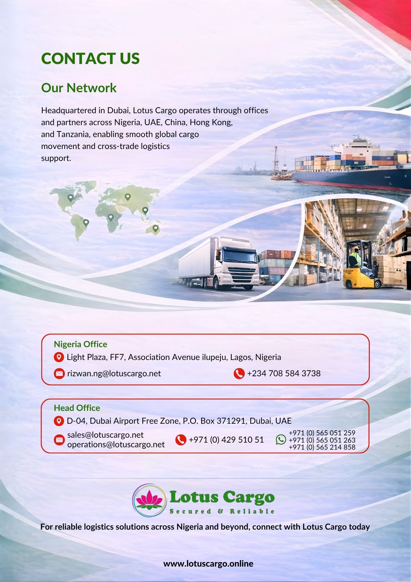 Lotus Cargo Trusted Logistics Partner Cover